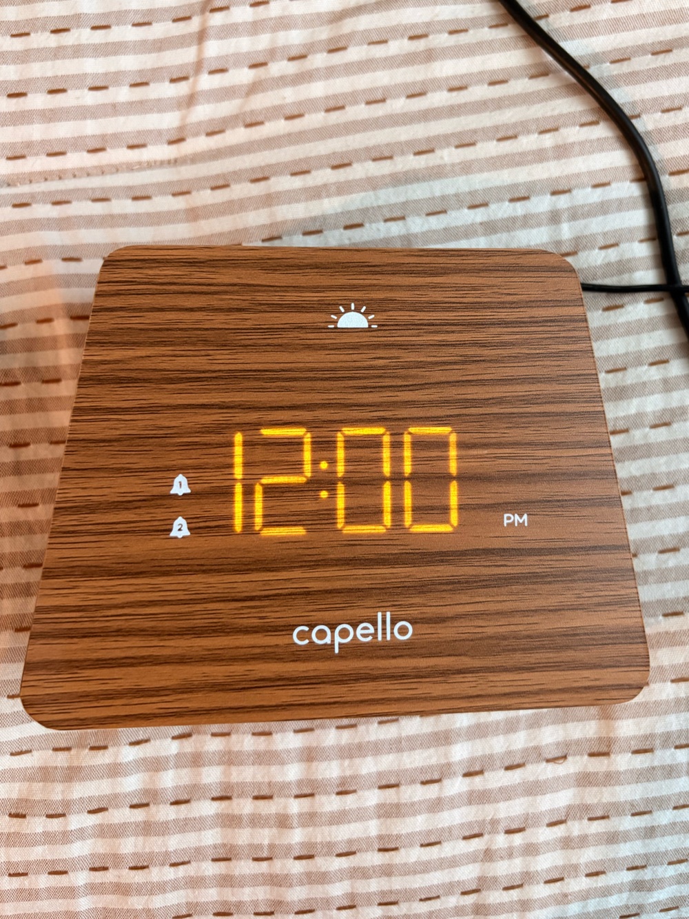 Target capello wood alarm clock
